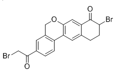 9-Bromo-3-(2-bromoacetyl)-10,11-dihydro-5H-benzo[d]naphtho[2,3-b]pyran-8(9H)-one